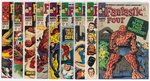 FANTASTIC FOUR LOT OF 20 SILVER AGE COMIC ISSUES.