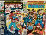 THE INVADERS LOT OF 33 COMIC BOOK ISSUES.