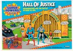 DC COMICS - "SUPER POWERS COLLECTION - HALL OF JUSTICE" FACTORY-SEALED PLAYSET.