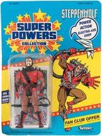 DC COMICS - "SUPER POWERS COLLECTION - CARDED LOT OF FIVE ACTION FIGURES.