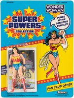 DC COMICS - "SUPER POWERS COLLECTION - CARDED LOT OF FIVE ACTION FIGURES.