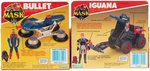 M.A.S.K. IGUANA & BULLET BOXED VEHICLE PAIR.