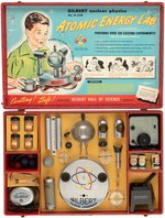 "GILBERT NUCLEAR PHYSICS NO. U-238 ATOMIC ENERGY LAB" BOXED 1952 SET.