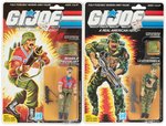 "G.I. JOE - A REAL AMERICAN HERO" CARDED JOES ACTION FIGURE LOT.