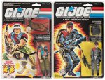 G.I. JOE "LOW-LIGHT" & "LAW & ORDER" CARDED ACTION FIGURE PAIR.