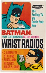 "BATMAN WRIST RADIOS" BOXED REMCO SET.