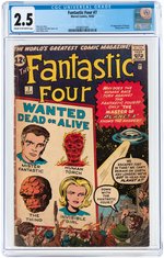 FANTASTIC FOUR #7 OCTOBER 1962 CGC 2.5 GOOD+ (FIRST KURRGO).