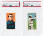 1909-11 T206 BASEBALL HOF MANAGERS HUGGINS/McGRAW LOT OF TWO PSA GRADED.