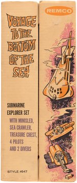 "VOYAGE TO THE BOTTOM OF THE SEA - SUBMARINE EXPLORER SET" BOXED REMCO PLAYSET (WINDOW BOX).