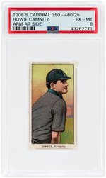 1909-11 T206 SWEET CAPORAL 350-460/25 HOWIE CAMNITZ ARM AT SIDE PSA 6.