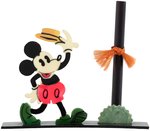 MICKEY MOUSE CELLULOID PLACE CARD & FLOWER HOLDER.