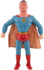 SUPERMAN WOOD & COMPOSITION JOINTED IDEAL DOLL (CHEST DECAL VARIETY).