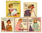 "SHIRLEY TEMPLE PASTIME BOX" 4 BOOK BOXED SET.