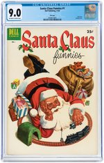 "SANTA CLAUS FUNNIES" #1 NOVEMBER 1952 CGC 9.0 VF/NM (FILE COPY).