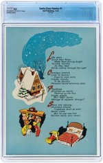 "SANTA CLAUS FUNNIES" #1 NOVEMBER 1952 CGC 9.0 VF/NM (FILE COPY).