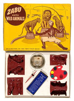 "ZABU AND HIS WILD ANIMALS" CASTING SET.