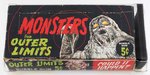 "OUTER LIMITS" TOPPS GUM CARD DISPLAY BOX GAI NM+ 7.5.