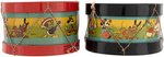 "MICKEY MOUSE" & FRIENDS OHIO ART TOY DRUM PAIR (COLOR VARIETY).