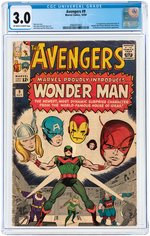 "AVENGERS" #9 & #11 CGC PAIR (FIRST WONDER MAN).