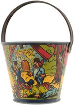 "SNOW WHITE AND THE SEVEN DWARFS" BELGIAN SAND PAIL (SIZE VARIETY).