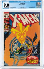 "X-MEN" #58 JULY 1969 CGC 9.0 VF/NM (FIRST HAVOK IN COSTUME).