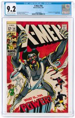 "X-MEN" #56 MAY 1969 CGC 9.2 NM- (FIRST LIVING MONOLITH).