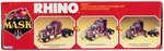 "M.A.S.K. RHINO" BOXED VEHICLE & ACTION FIGURES.