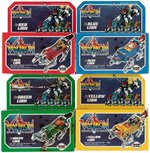 "VOLTRON" BOXED FIVE LION SET W/FIGURES BY PANOSH PLACE.