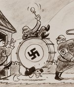 DONALD DUCK "DER FUEHRER'S FACE" WORLD WAR II ANIMATION STILL.