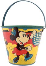 MICKEY & MINNIE MOUSE & NEPHEWS LARGE HAPPYNAK SAND PAIL.