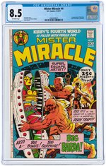 "MISTER MIRACLE" #4 SEPTEMBER-OCTOBER 1971 CGC 8.5 VF+ (FIRST BIG BARDA).