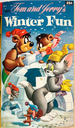 TOM & JERRY WINTER FUN V2 #5-7 DELL FILE 1956-1958 BOUND VOLUME.