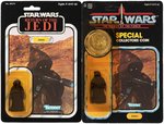 "STAR WARS: RETURN OF THE JEDI" & "POWER OF THE FORCE - JAWA" CARDED PAIR.