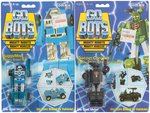 "GO BOTS" ENEMY ROBOT CARDED LOT OF FOUR W/CY-KILL.