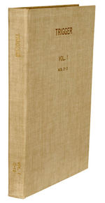 TRIGGER V1 #2-12 DELL FILE 1951-1954 BOUND VOLUME.