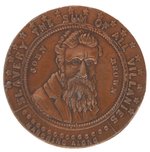 JOHN BROWN "RESISTANCE TO TYRANNY IS OBEDIENCE TO GOD" ANTI-SLAVERY TOKEN.