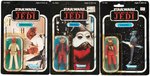 "STAR WARS: RETURN OF THE JEDI" CARDED "REBEL ALLIANCE" ACTION FIGURE TRIO.