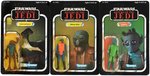 "STAR WARS: RETURN OF THE JEDI" CARDED "CANTINA CREATURE" ACTION FIGURE TRIO.