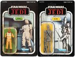 "STAR WARS: RETURN OF THE JEDI" CARDED "BOUNTY HUNTER" ACTION FIGURE LOT OF FOUR.