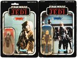 "STAR WARS: RETURN OF THE JEDI" CARDED "BOUNTY HUNTER" ACTION FIGURE LOT OF FOUR.