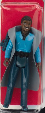 PALITOY "STAR WARS: RETURN OF THE JEDI - LANDO CALRISSIAN" TRI-LOGO 70 BACK-B AFA 80+ NM.