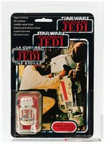 PALITOY "STAR WARS: RETURN OF THE JEDI - R5-D4" TRI-LOGO 70 BACK-B AFA 75 EX+/NM.