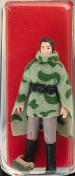 PALITOY "STAR WARS: RETURN OF THE JEDI - LEIA (COMBAT PONCHO)" TRI-LOGO 70 BACK-B AFA 80 NM.