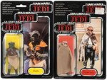 "STAR WARS: RETURN OF THE JEDI" TRI-LOGO KLAATU & PRUNE FACE CARDED PAIR.