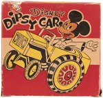 MICKEY MOUSE "DISNEY DIPSY CAR" BOXED MARX WIND-UP.