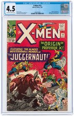 "X-MEN" #12 JULY 1965 CGC 4.5 VG+ (FIRST JUGGERNAUT).