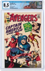 "THE AVENGERS" #4 GOLDEN RECORD REPRINT 1966 CGC 8.5 VF+.