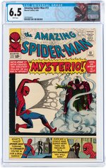 "THE AMAZING SPIDER-MAN" #13 JUNE 1964 CGC 6.5 FINE+ (FIRST MYSTERIO).