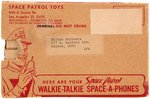 "SPACE PATROL" WALKIE-TALKIE BOXED SETS.