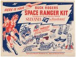"BUCK ROGERS SPACE RANGER KIT" COMPLETE SYLVANIA TV PREMIUM & PROMOTIONAL MATERIAL.